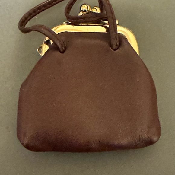 Etienne Aigner Mini Handbag Coin Purse Brown - Picture 8 of 10